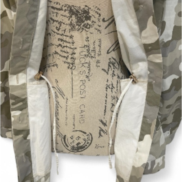 Boston Proper Metallic Camo Utility Jacket – Size S EUC - Picture 11 of 14